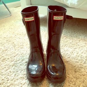 Hunter rain boots